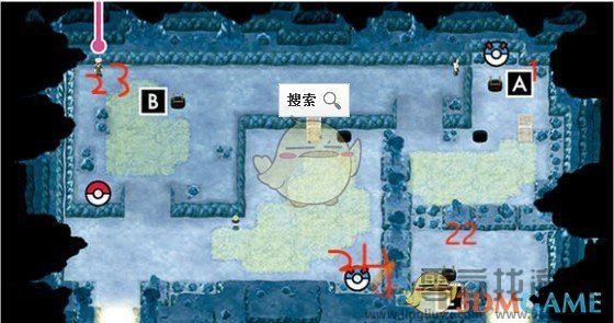 战斗吧！精灵双子岛走法及矿石分布图(图1)